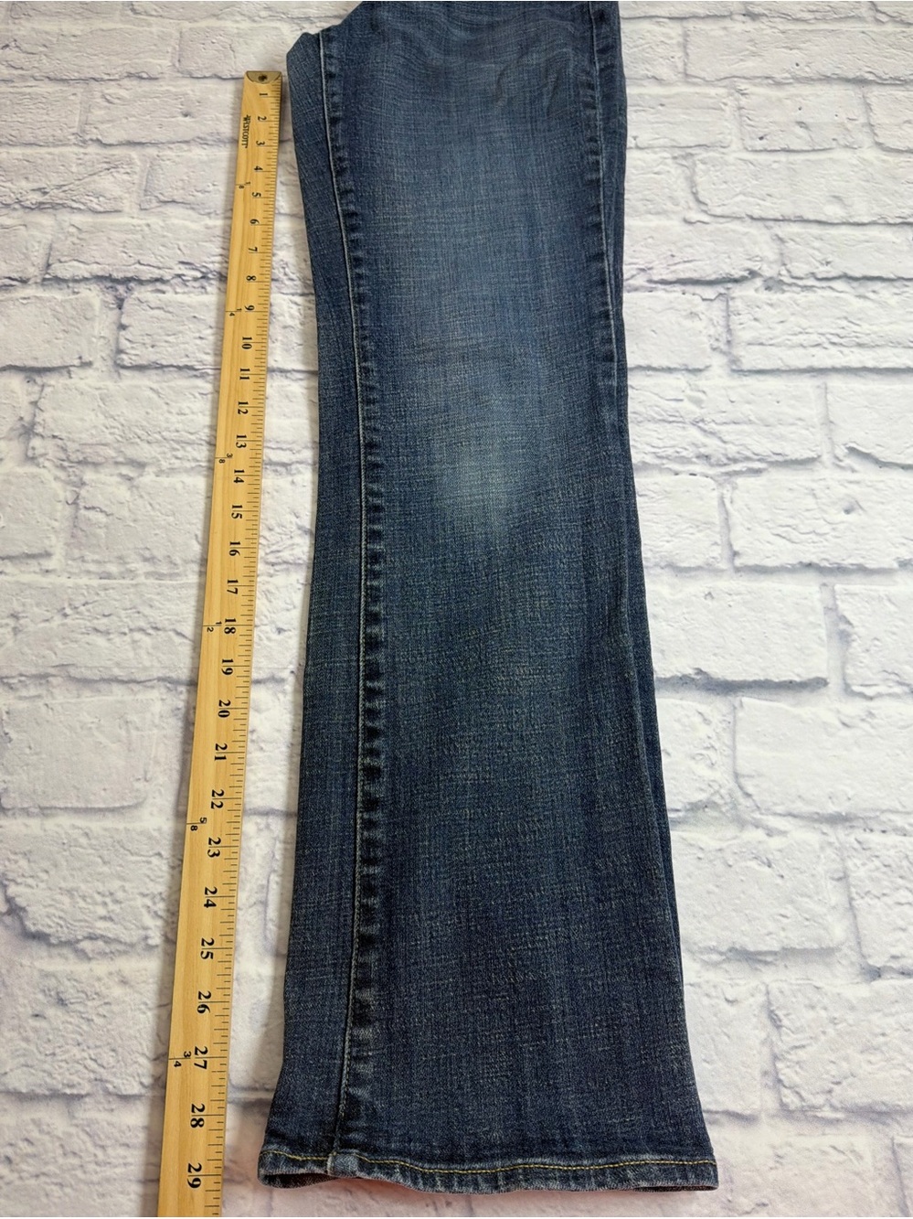 J. Crew Stretch Women's Bootcut Jeans in Dark Blue Wash. Size 31R. - Picture 5 of 8